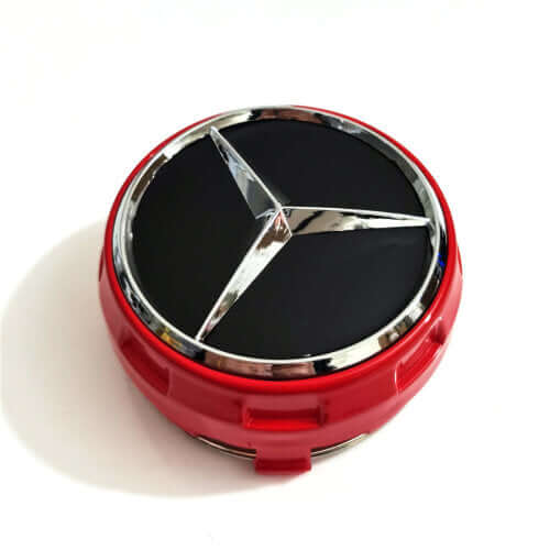 4PCS 75mm Wheel Center Hub Caps Cover Logo Badge Emblem For Mercedes-Benz AMG A-B-C-E-S-ML-CLASS