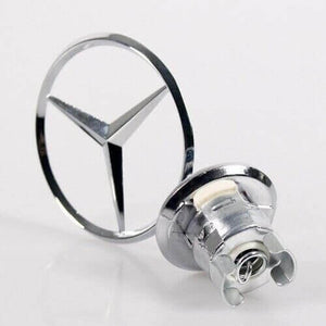 MERCEDES BENZ HOOD BONNET BADGE SPRING MOUNTED