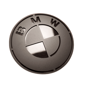 Set of 4 BMW Black Wheel Centre Caps 68mm