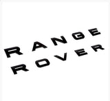 Range Rover Gloss Black Lettering Badge Emblem Front Or Rear For Vogue Sport Evoque