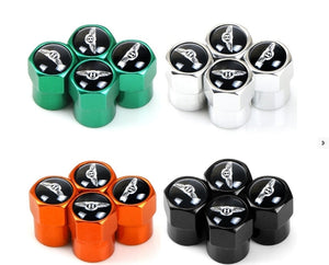 4pcs Colorful Car Wheel Tyre Valve Caps Stem Case For Bentley