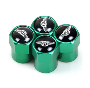 4pcs Colorful Car Wheel Tyre Valve Caps Stem Case For Bentley