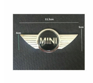 For Mini Cooper R56 R53 R50 R52 Wing Emblem Bonnet Trunk Rear Badge