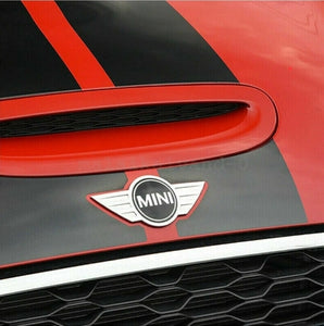 For Mini Cooper R56 R53 R50 R52 Wing Emblem Bonnet Trunk Rear Badge