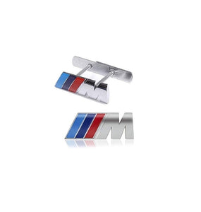 Bmw M Sport Front Grill Chrome Badge Emblem For M Bmw E90 E60 F10 F30 E46 G20 X1 X3 X4 X5 X6 E70 F20 E39 E92 E63