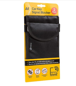 AA 2 X Car Key Signal Blocker Pouch