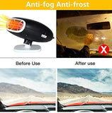 Electric Car Heating Fan, 12V 150W Quick Heater Defroster Demister USB