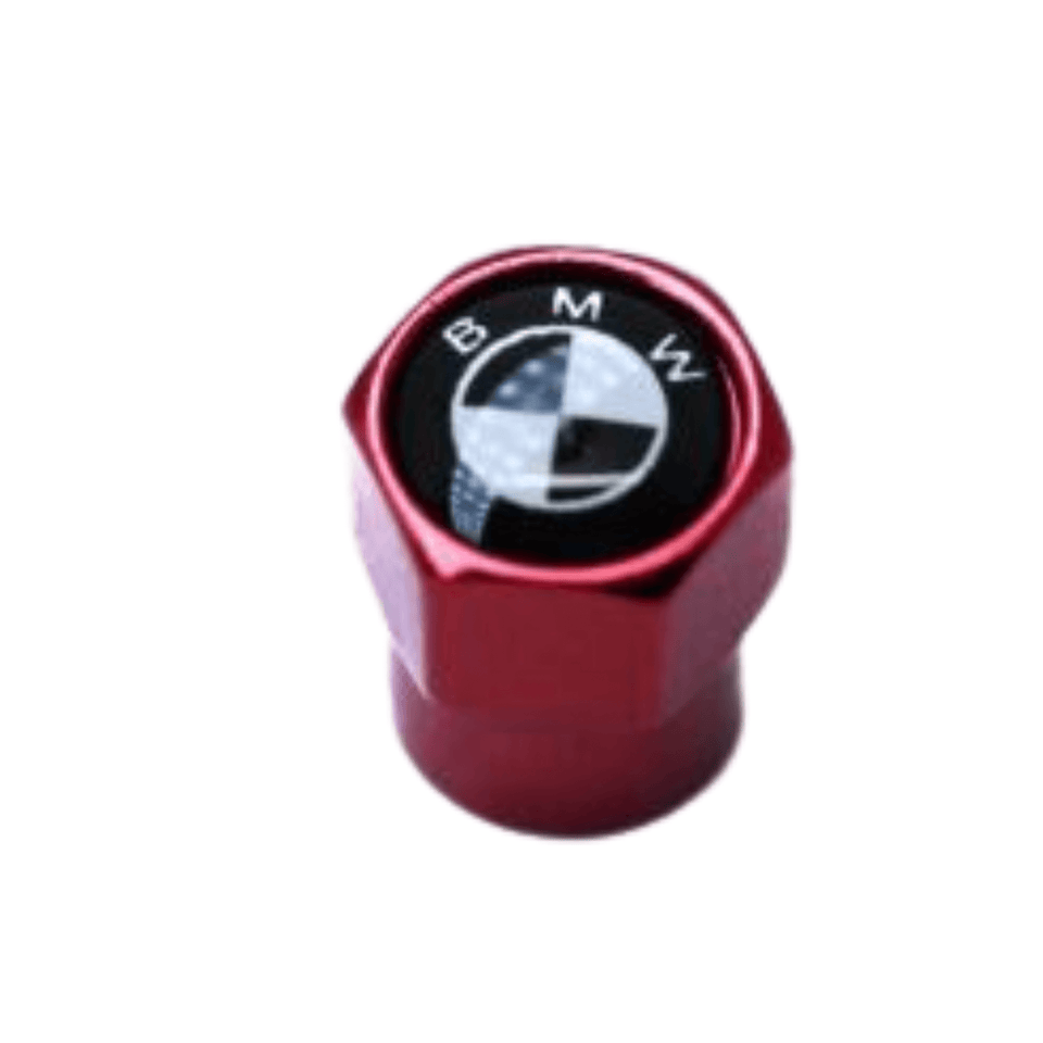 4pcs BMW M Sport Tyre Dust Screw Cap Valves Red ...