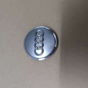 Set of 4 Grey Audi alloy wheel caps 60mm