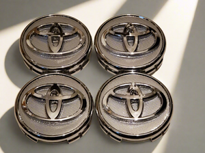 Toyota Wheel Center Hub Caps - Chrome 57mm