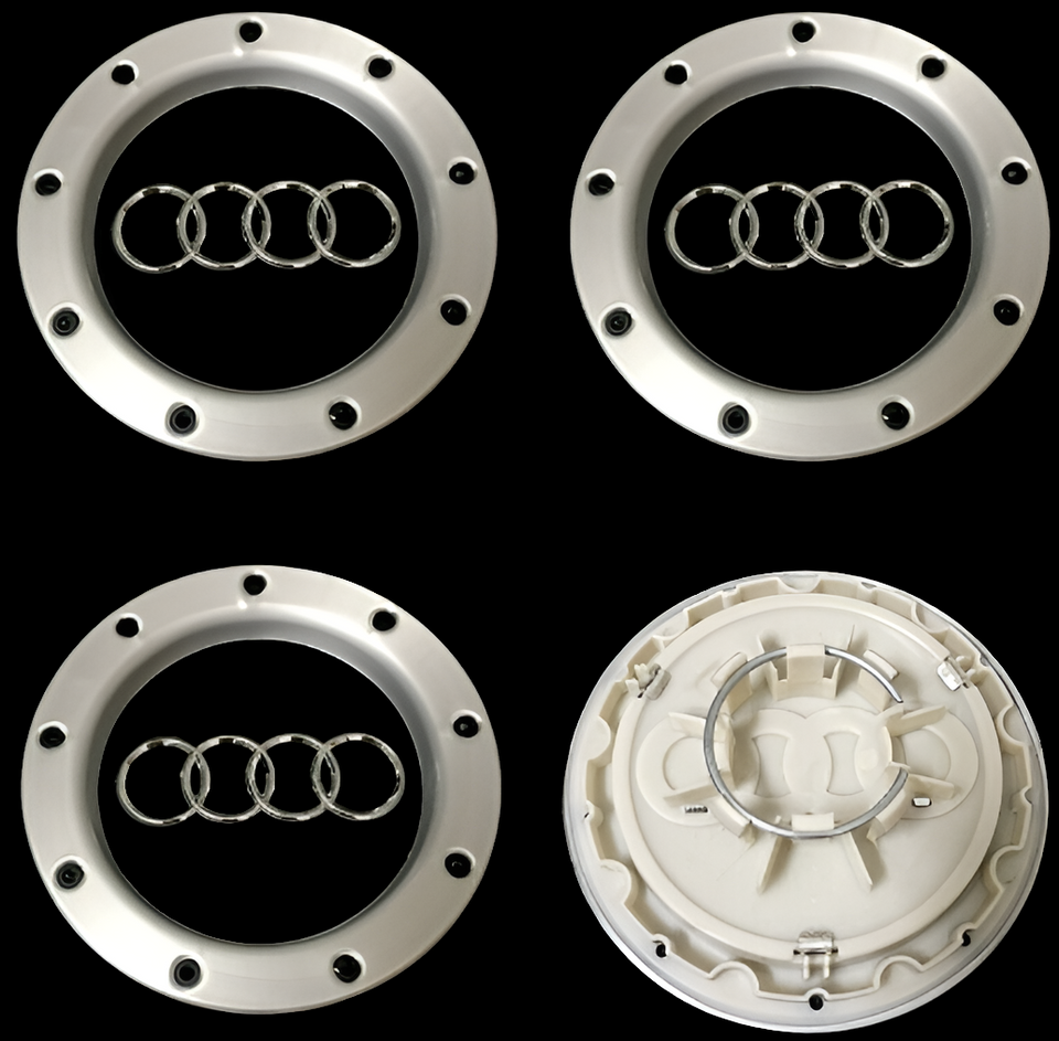 4X 147mm WHEEL CENTRE CAPS FOR AUDI RS4 TT STYLE TT A4 S4 8D0601165K