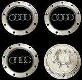 4X 147mm WHEEL CENTRE CAPS FOR AUDI RS4 TT STYLE TT A4 S4 8D0601165K