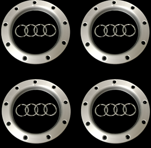 4X 147mm WHEEL CENTRE CAPS FOR AUDI RS4 TT STYLE TT A4 S4 8D0601165K