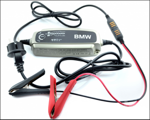 BMW Genuine OE Car Trickle Battery Charger Diagnostic Conditioner UK Version 3 Pin Plug 61432408593