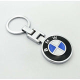 Stainless Key Ring Car Chain Fobs Logo on Both Side for BMW