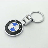 Stainless Key Ring Car Chain Fobs Logo on Both Side for BMW